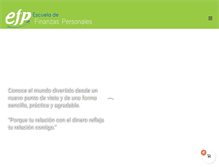 Tablet Screenshot of escuelafinanzaspersonales.com